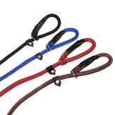 Nylon touw Pet Dog Slip Training P-Leash Walking Leading Collar 